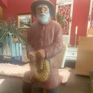 Ceramic sailor statue